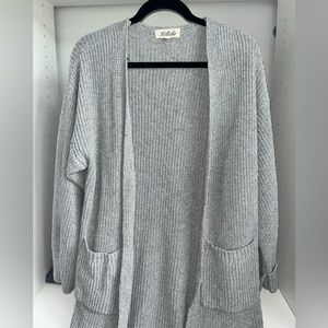 Grey Knit Cardigan